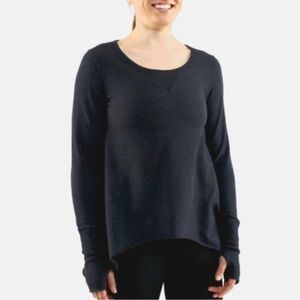 Lululemon Tea Lounge‎ Pullover Navy Sweatshirt Sweater 8